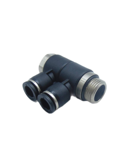 Racor orientable 2 cuerpos 1/2 tubo diámetro 12|ADAJUSA
