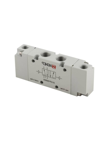 3/8 5 way 3-position open center Pneumatic valve - Aignep