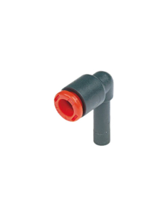 Racor L tubo 4mm con espiga corta 4mm tecnopolímero - Metal Work|adajusa