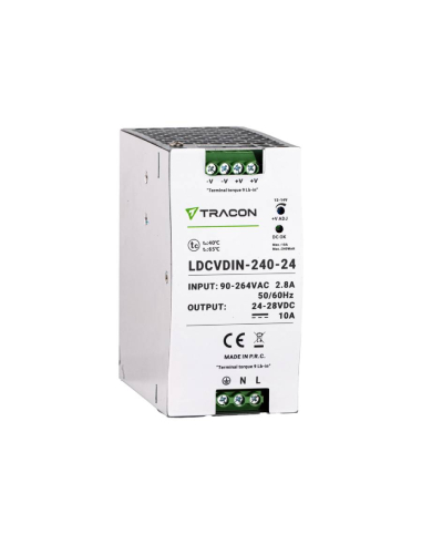 Power supply 24Vdc 10A 240W DIN rail