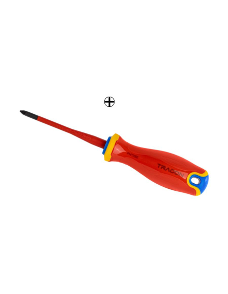 Destornillador PH0x60mm VDE 1000V Tracon | ADAJUSA