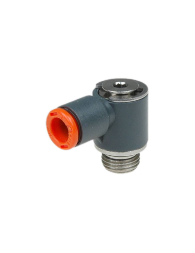 M5 swivel fitting tube diameter 4mm technopolymer - Metal Work