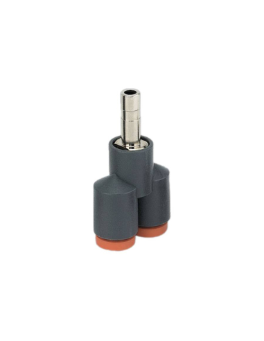 Intermediate Y fitting tube 8 with adapter 8 technopolymer - Metal Work