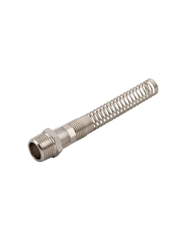 1/4 male conical straight fitting with 10/8 spring Series 1000 - Aignep