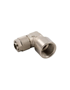 Racor codo hembra 1/4 tubo 10/8 Serie 1000 - Aignep|adajusa
