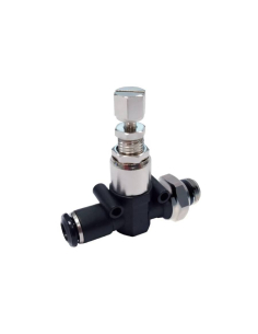 Regulador de presión tubo 8mm - macho short 1/4 - Aignep|adajusa