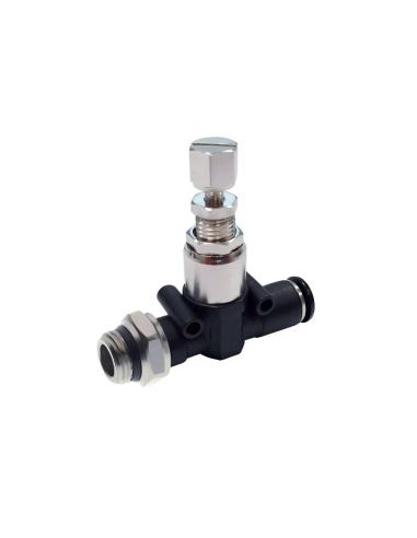 Short male pressure Regulator 3/8 - 8mm tube - Aignep