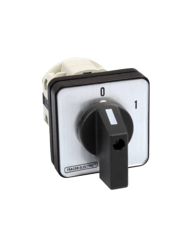 Cam switch 4 poles 63A ON-OFF black handle (60º)