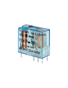 Relé miniatura 1 contacto 16A, 12Vdc FINDER serie 40