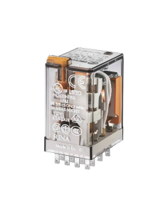 Relé miniatura 4 contactos 7A, 12Vdc FINDER serie 55