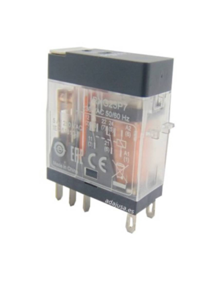 Relay 2 contacts 24Vdc 5A RXG SCHNEIDER series | ADAJUSA | price