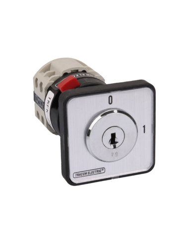 4 pole 32A ON-OFF cam switch with key