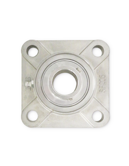 Soportes cuadrados con rodamientos INOX|adajusa