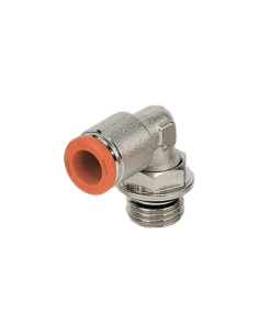 Cylindrical swivel elbow fitting 1/4 tube 4mm - Metal Work | ADAJUSA