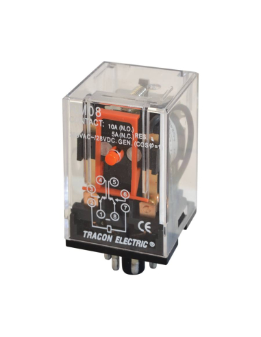 Power relay 230Vac 2 contacts 3A