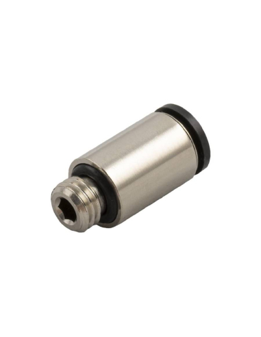 Straight male fitting with internal hexagon M7 tube 6mm Series 56000 MINI - Aignep