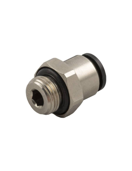 Automatic straight fitting M3 tube 4mm Series 56000 MINI - Aignep | ADAJUSA