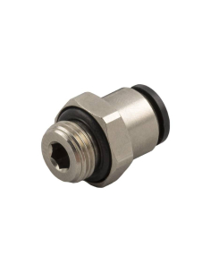 Automatic straight fitting 1/8 tube 6mm Series 56000 MINI - Aignep | ADAJUSA