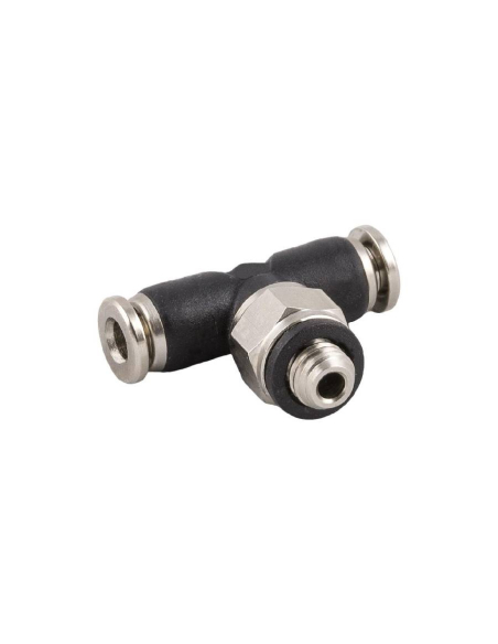 Racor T orientable con rosca central M5 tubo 3mm Serie 56000 MINI - Aignep|adajusa