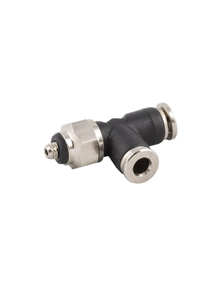 Adjustable T-fitting with M5 side thread for 3mm tube 56000 MINI Series - Aignep | ADAJUSA