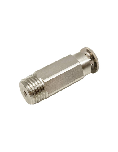 M10 male conical non-return valve 6mm tube for lubrication and greasing Series 58000 High pressure - Aignep