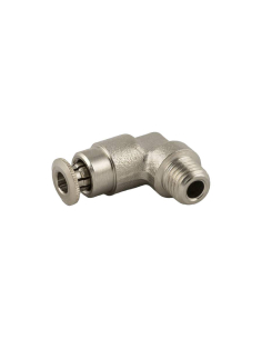 Male L-shaped conical fitting M8X1 tube 6mm for lubrication and greasing Series 58000 High pressure - Aignep | ADAJUSA