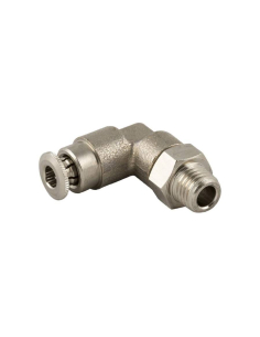 Male conical adjustable elbow fitting M8X1 tube 4mm for lubrication and greasing Series 58000 High pressure - Aignep | ADAJUSA