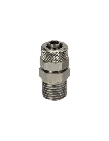 Straight male conical fitting 3/8 tube 12/10 C Series - Metal Work