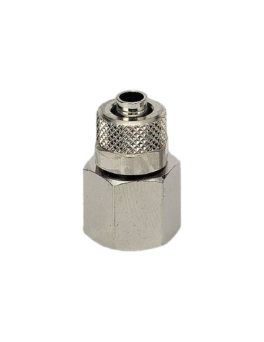 Female straight fitting threaded 3/8 tube 6/4 Series C - Metal Work