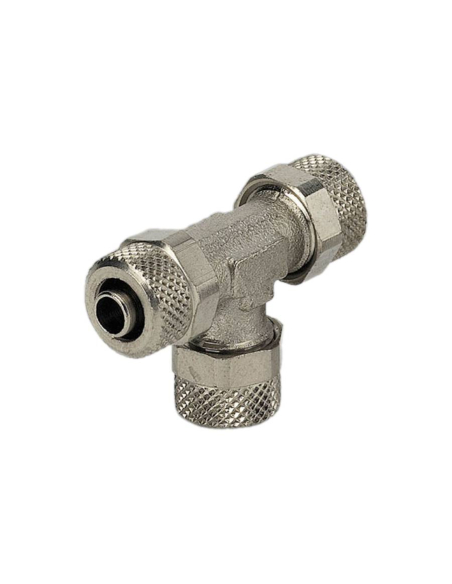 Racor T intermedio tubo 15/12,5 Serie C - Metal Work|adajusa