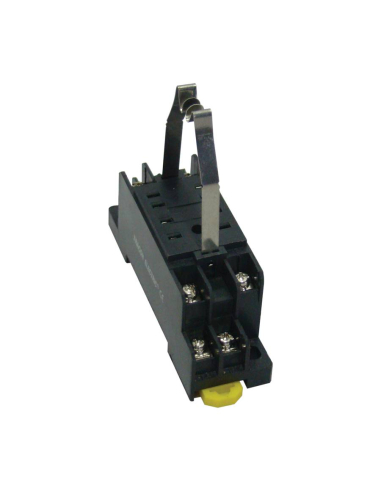 clamp base for 2-contact flat pin relay