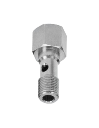 Hollow simple screw 1/4 female head Metal Work - ADAJUSA