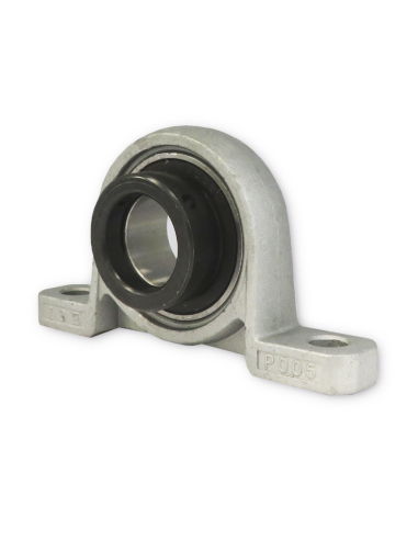 Aluminum support with eccentric bearing in steel shaft 12mm UP001 - ISB