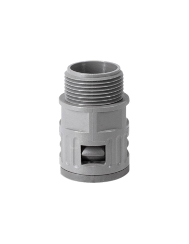 Racor rápido M20 para tubo espiral poliamida diámetro 21,2mm|Adajusa