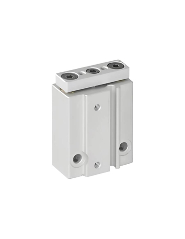 Cilindro neumático compacto doble guía 10x5mm doble efecto - Mindman|Adajusa
