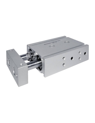 Compact pneumatic cylinder parallel rods 16x20mm double acting CG02 Series - Aignep