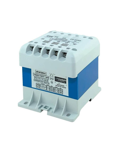 Transformador 63VA E:230/400V S:12/24V IP20 Serie TS