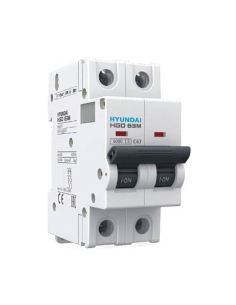 DC 2 pole 32A bipolar magnetothermic switch Hyundai HGD63-D2P032C | ADAJUSA | price