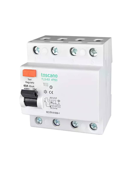 Diferencial 4 polos 40A 300mA - Toscano