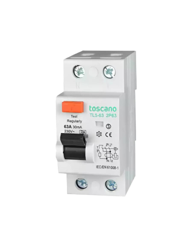 2-pole differential 40A 300mA class A-SI - Toscano