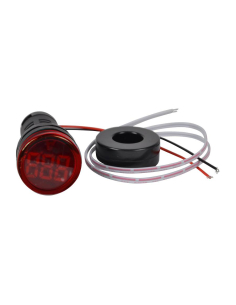 0-100 Digital Panel Ammeter Circular 22mm 2