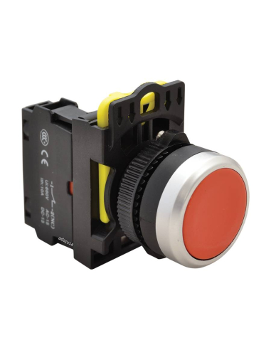 Red pushbutton closed contact (NC) - NY Series