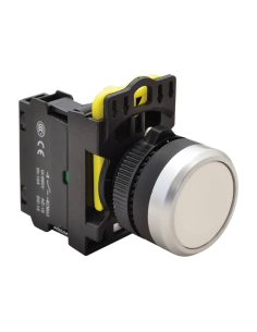 White 22mm plastic electric push button NYG3-W | ADAJUSA | Price