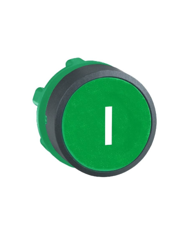 Cabeza pulsador verde "I" Schneider | Adajusa