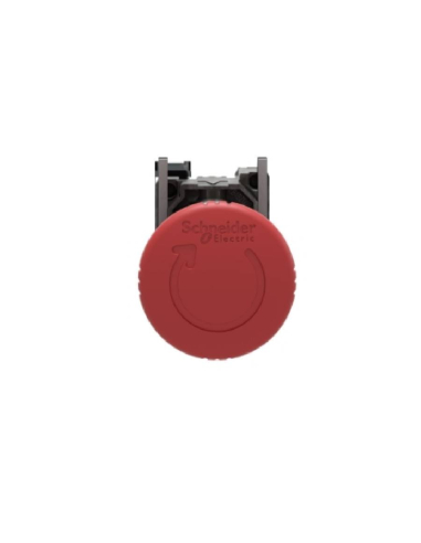 Mushroom stop button diameter 40 metallic XB4 SCHNEIDER : ADAJUSA : price