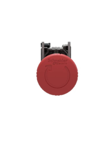 Mushroom stop button diameter 40 metallic XB4 SCHNEIDER : ADAJUSA : price
