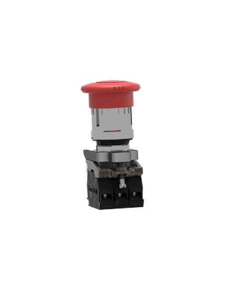 Pulsador parada de emergencia diámetro 40 2NC + 1NO (pulsar-girar) - SCHNEIDER|ADAJUSA