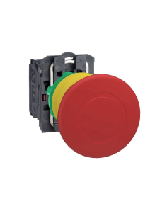 Emergency stop push button red mushroom Ø40 push-pull XB5 SCHNEIDER | ADAJUSA | price
