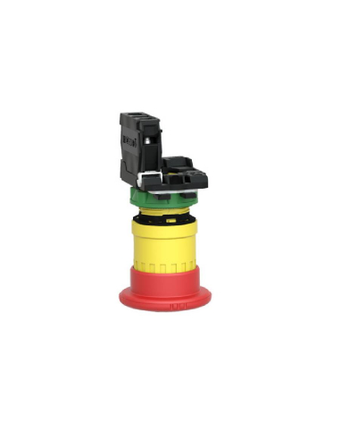 Pulsador parada de emergencia 40mm pulsar-girar Schneider | Adajusa