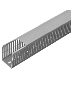 Gutter slotted with cover 40x40 PVC ECS404040 Elettrocanali | ADAJUSA : price